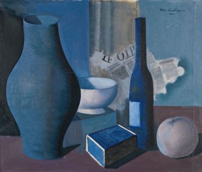 art oil painting reproduction of  Felix Nussbaum Still Life With Boxes museum quality handmade