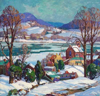 art oil painting reproduction of  Fern Coppedge The Delaware Valley museum quality handmade
