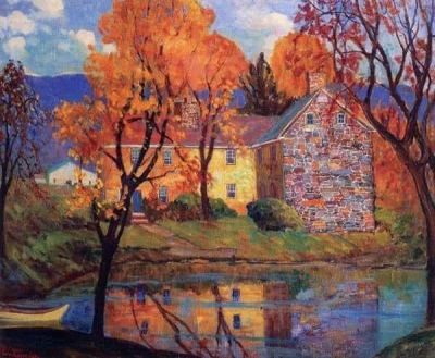 art oil painting reproduction of  Fern Isabel Coppedge Autumn 1935 museum quality handmade