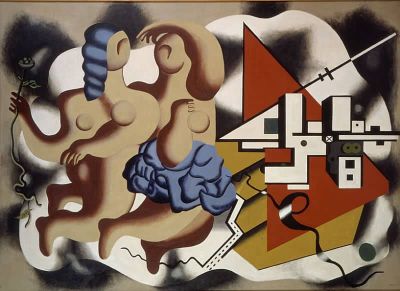 art oil painting reproduction of  Fernand Leger Les Danseuses Aux Cles - 1930 museum quality handmade