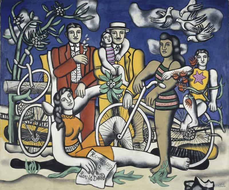 Fernand Leger Les Loisirs - Hommage A Louis David museum quality