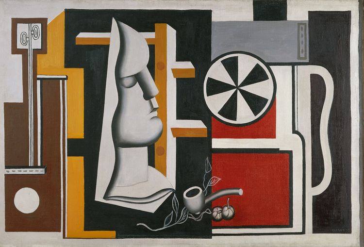 Fernand Leger Nature Morte Au Masque De Platre 1927 museum quality