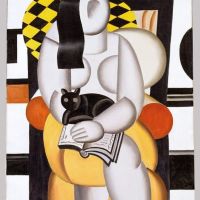 Fernand Leger Woman With A Cat 1921
