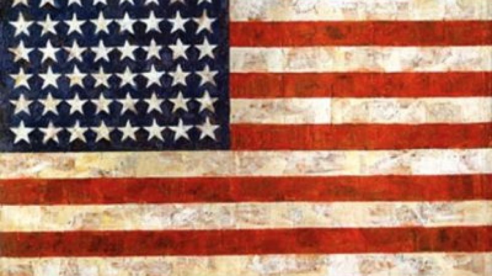 art oil painting reproduction of  Flag By Jasper Johns museum quality handmade