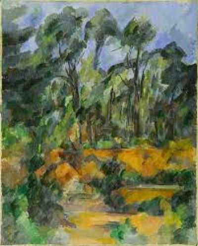 art oil painting reproduction of  Forest - Landscape By Paul Cezanne museum quality handmade