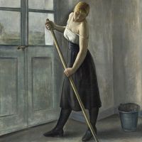Fran Ois Barraud Fille Au Travail 1933 Hand Painted Reproduction
