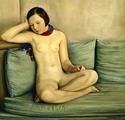 art oil painting reproduction of  Fran Ois Barraud The Hollow Dreams museum quality handmade