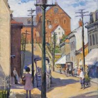 Frances Farrand Dodge Pavilion Street Mount Adams Ca. 1920