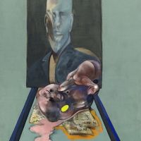 Francis Bacon Enthusiastic Despair- Triptych 1976 - Part 3 Hand Painted Reproduction
