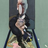 Francis Bacon Enthusiastic Despair - Triptych 1976 - Part 1 Hand Painted Reproduction