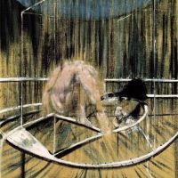 Francis Bacon Study For Crouching Nude Hand Painted Reproduction