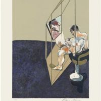 Francis Bacon Triptych Three Studies Of The Male Back - Part 3 Hand Painted Reproduction