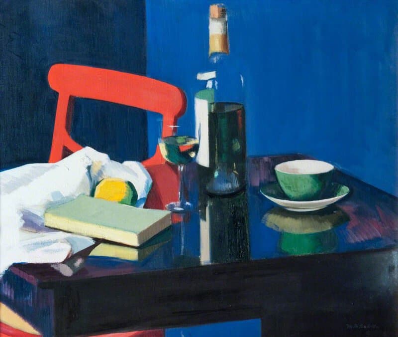 Francis Campbell Boileau Cadell Still Life And Rosechatel 1924 museum quality