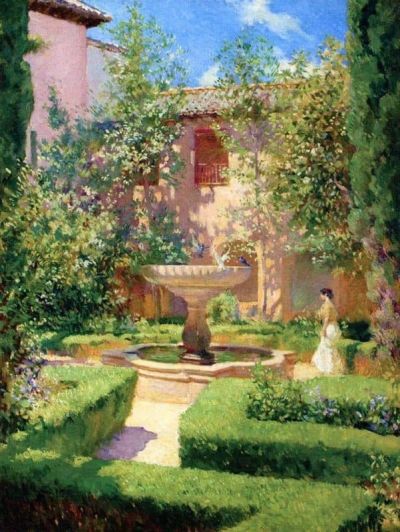 art oil painting reproduction of  Francis Luis Mora Granada 1909 museum quality handmade