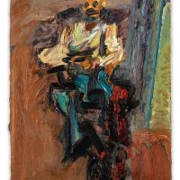 Frank Auerbach David Landau Seated Ii 1992