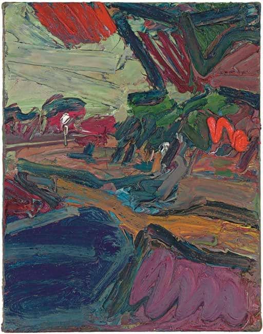 Frank Auerbach Primrose Hill Study - Autumn Evening 1979 museum quality