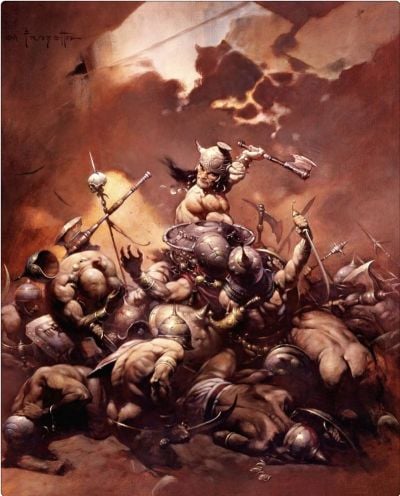 Frazetta Conan The Destroyer 46 X 59 Cm