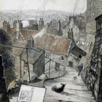 Fred Cecil Jones Chimneys And Curved Stairs Whitby
