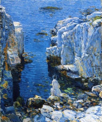 art oil painting reproduction of  Frederic Childe Hassam Isle Of Shoals - 1912 museum quality handmade