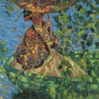 Frederick Carl Frieseke Through The Vines Ca. 1908