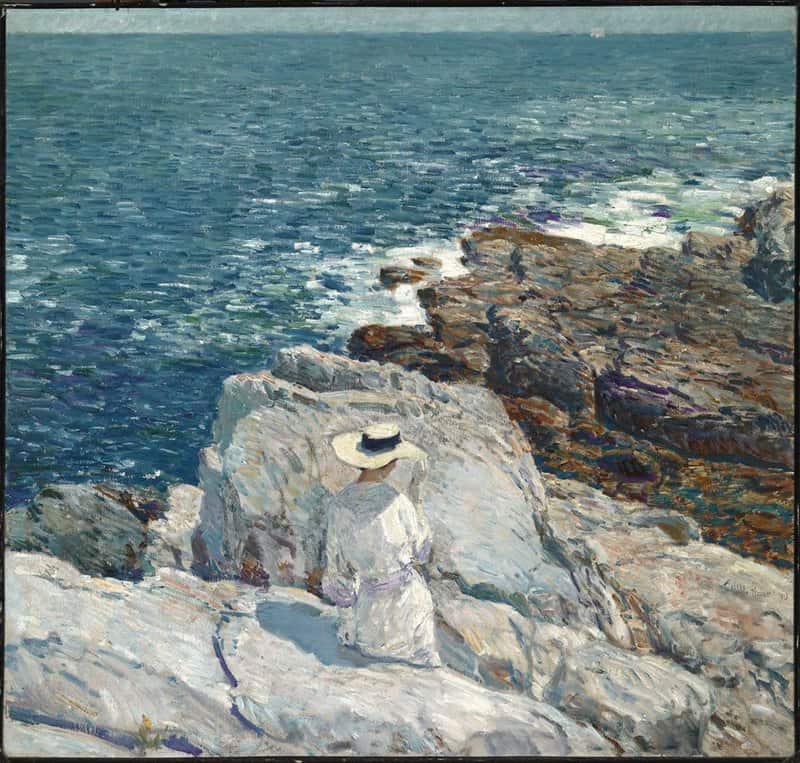 Frederick Childe Hassam The South Ledges Appledore 1913 museum quality