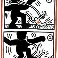 Free South Africa By Keith Haring