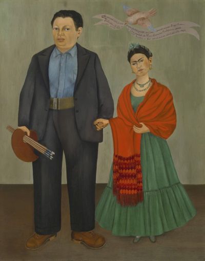 art oil painting reproduction of  Frida Kahlo Frida And Diego Rivera museum quality handmade