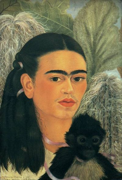 art oil painting reproduction of  Frida Kahlo Fulang-chang And I museum quality handmade