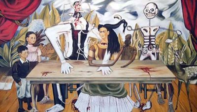 art oil painting reproduction of  Frida Kahlo La Table Bless E 1940 museum quality handmade