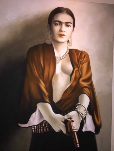 art oil painting reproduction of  Frida Kahlo Mexicaine museum quality handmade