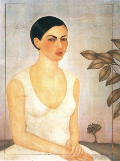 art oil painting reproduction of  Frida Kahlo Portrait Of Cristina My Sister museum quality handmade
