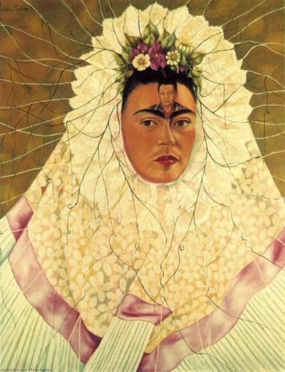 art oil painting reproduction of  Frida Kahlo Self-portrait As A Tehuana museum quality handmade