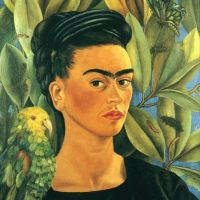 Frida Kahlo Self-portrait With Bonito
