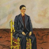 Frida Kahlo Self-portrait With Cropped Hair