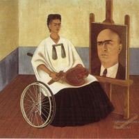 Frida Kahlo Self-portrait With The Portrait Of Doctor Farill