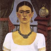 Frida Kahlo Self Portrait - Time Flies