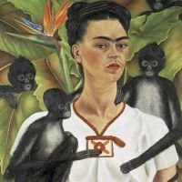 Frida Kahlo Self Portrait With Monkeys