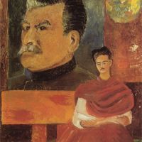 Frida Kahlo Self Portrait With Stalin