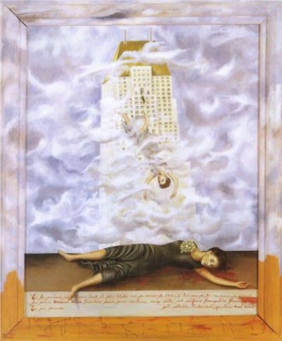 art oil painting reproduction of  Frida Kahlo The Suicide Of Dorothy Hale museum quality handmade
