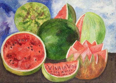 art oil painting reproduction of  Frida Kahlo Viva La Vida museum quality handmade