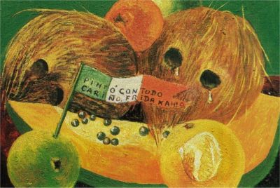 art oil painting reproduction of  Frida Kahlo Weeping Coconuts Or Coconut Tears museum quality handmade
