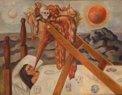 art oil painting reproduction of  Frida Kahlo Without Hope museum quality handmade