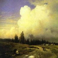 Fyodor Vasilyev After A Thunderstorm 1866 Hand Painted Reproduction