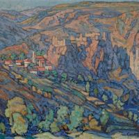 Gabriel Marius Adolphe Moiselet Paysage A Lempdes