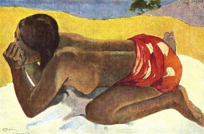 art oil painting reproduction of  Gauguin Alone museum quality handmade
