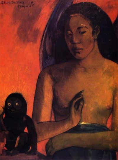 art oil painting reproduction of  Gauguin Barbarian Poems museum quality handmade