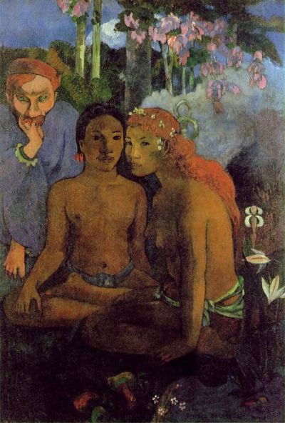 art oil painting reproduction of  Gauguin Barbarous Tales museum quality handmade