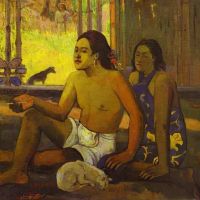 Gauguin Eiaha Ohipa Or Tahitians In A Room