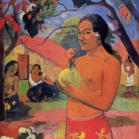 Gauguin Femme Tenant Un Fruit