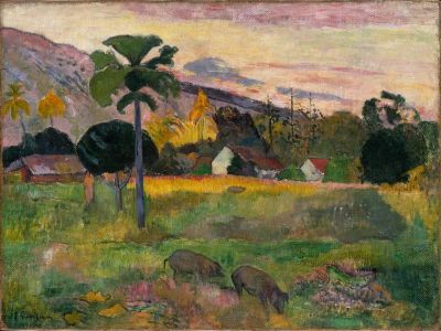 art oil painting reproduction of  Gauguin Haere Mai museum quality handmade